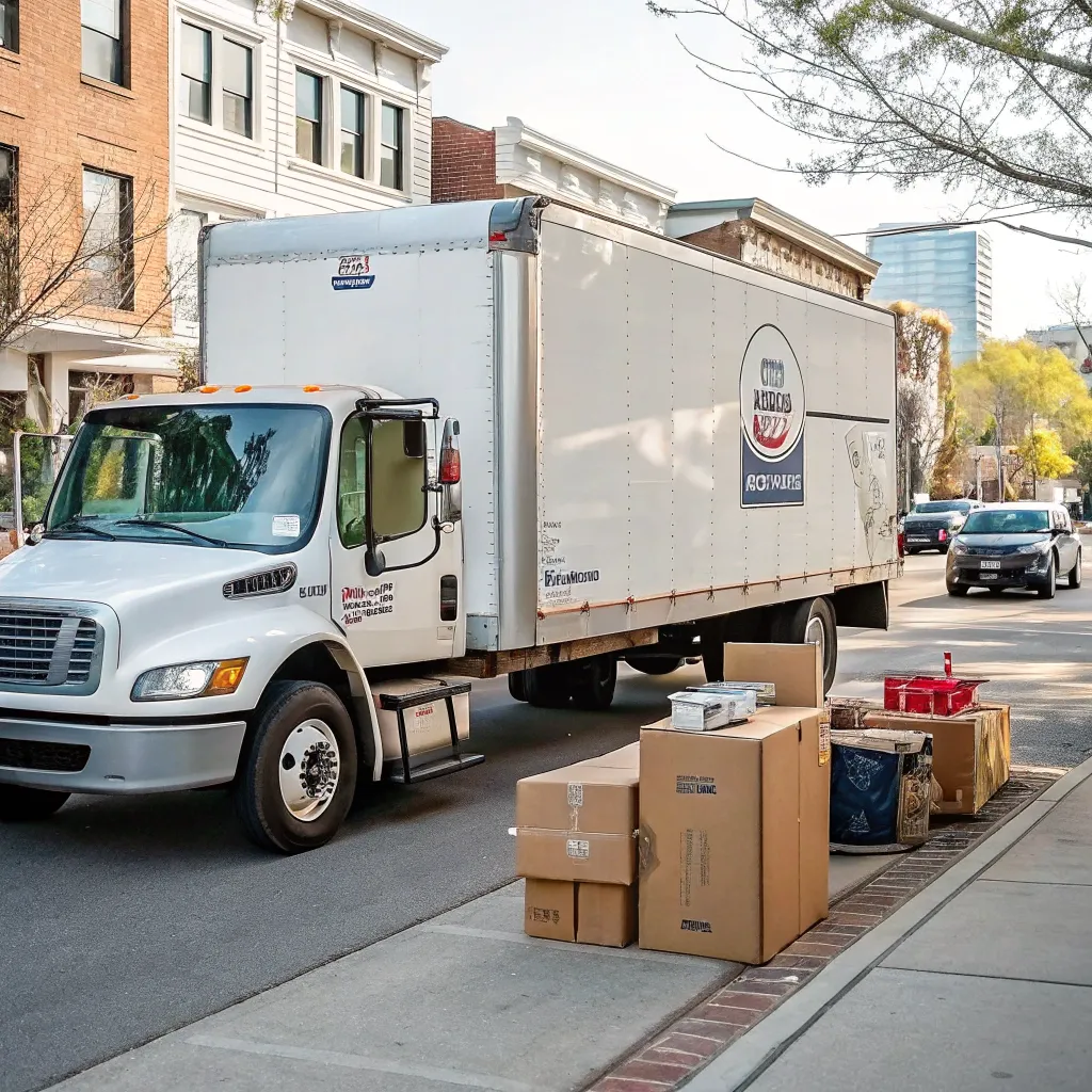 Moving truck ready for service